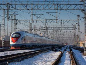 Маршрут поезда Сапсан Москва - Санкт-Петербург